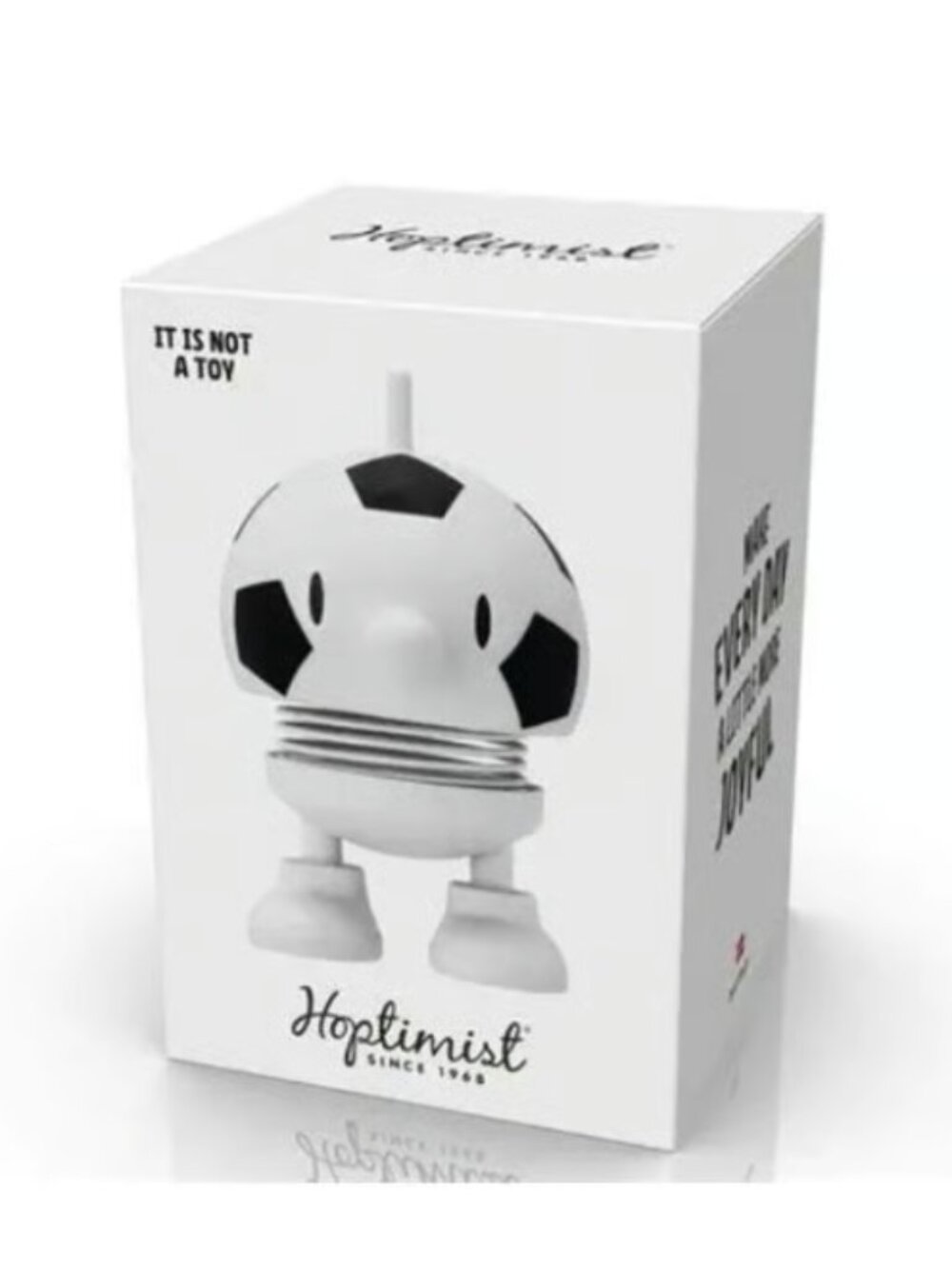 NIB SEALED Hoptimist Football SOCCER Bumble - WHITE DANISH